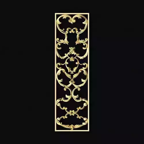 Central decor ornament for furniture