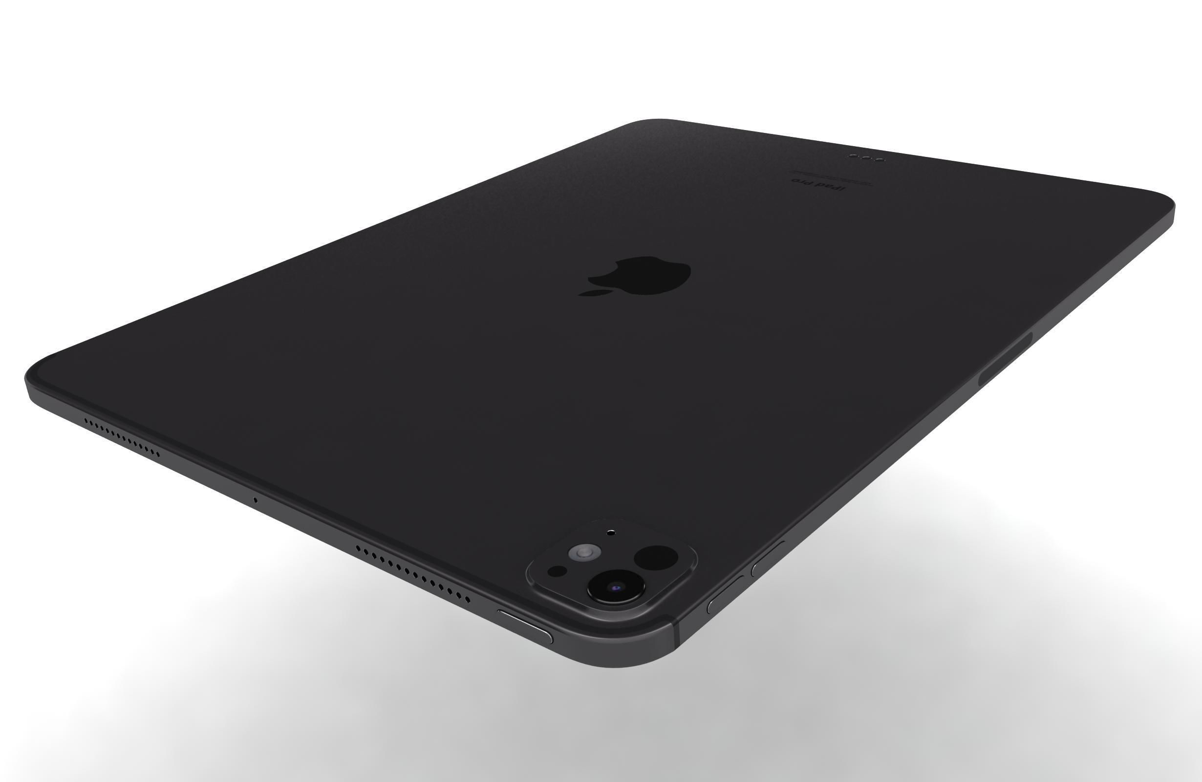 Apple iPad Pro 13 2024 Space Black 3D model_15