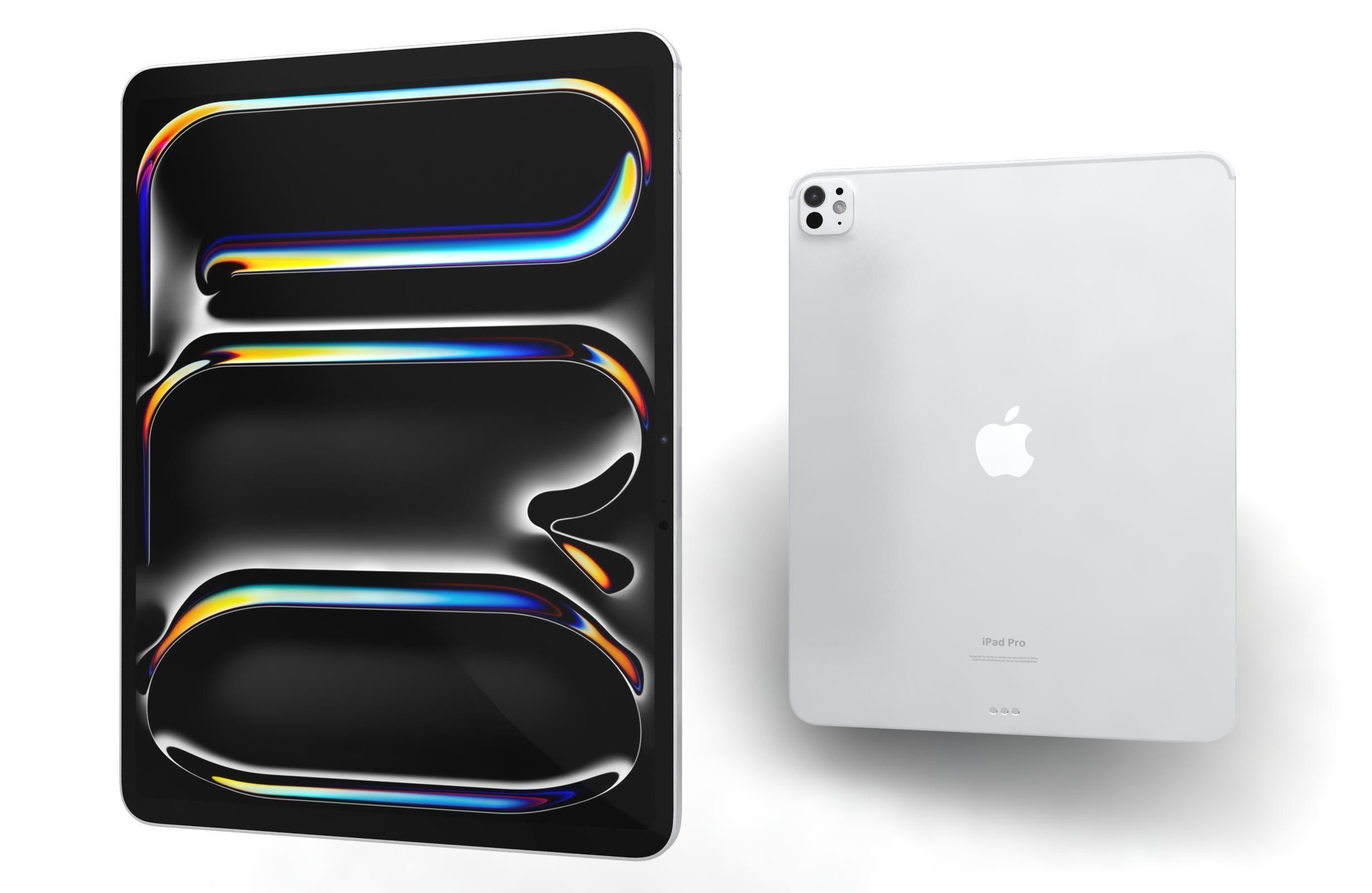 Apple iPad Pro 13 2024 Silver And Space Black 3D model_17