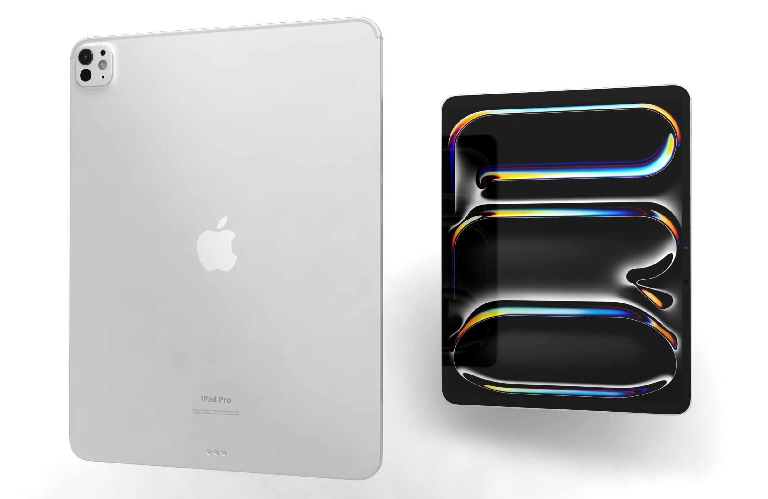 Apple iPad Pro 13 2024 Silver And Space Black 3D model_18