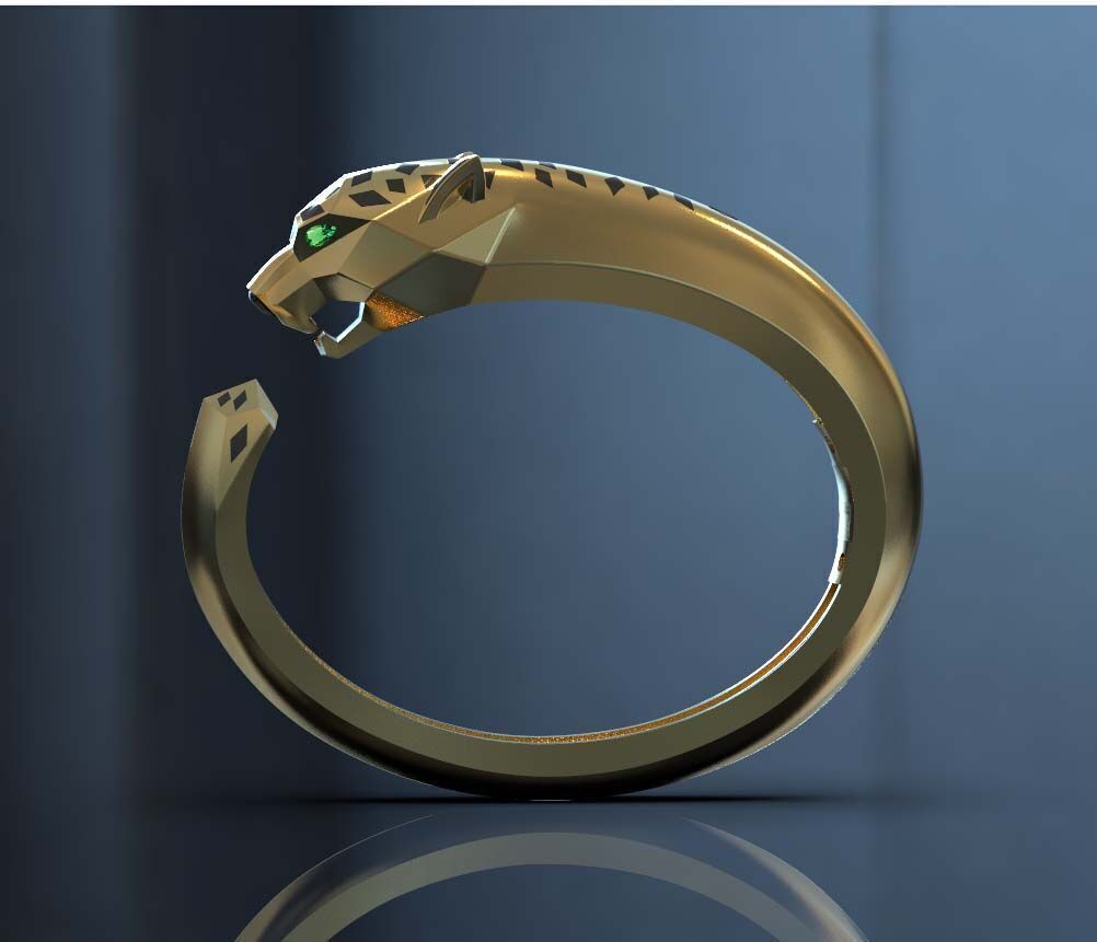 bracelet panther 3 3D print model_59