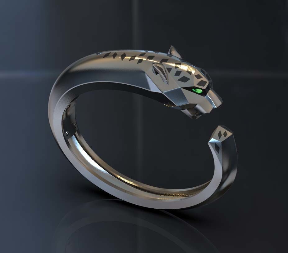 bracelet panther 3 3D print model_52