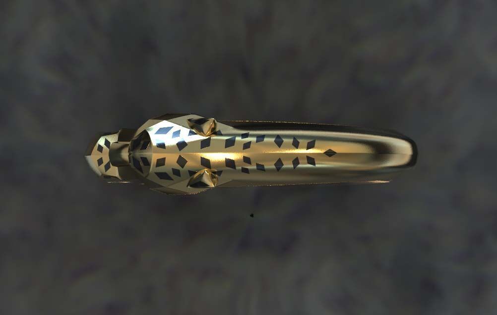 bracelet panther 3 3D print model_13