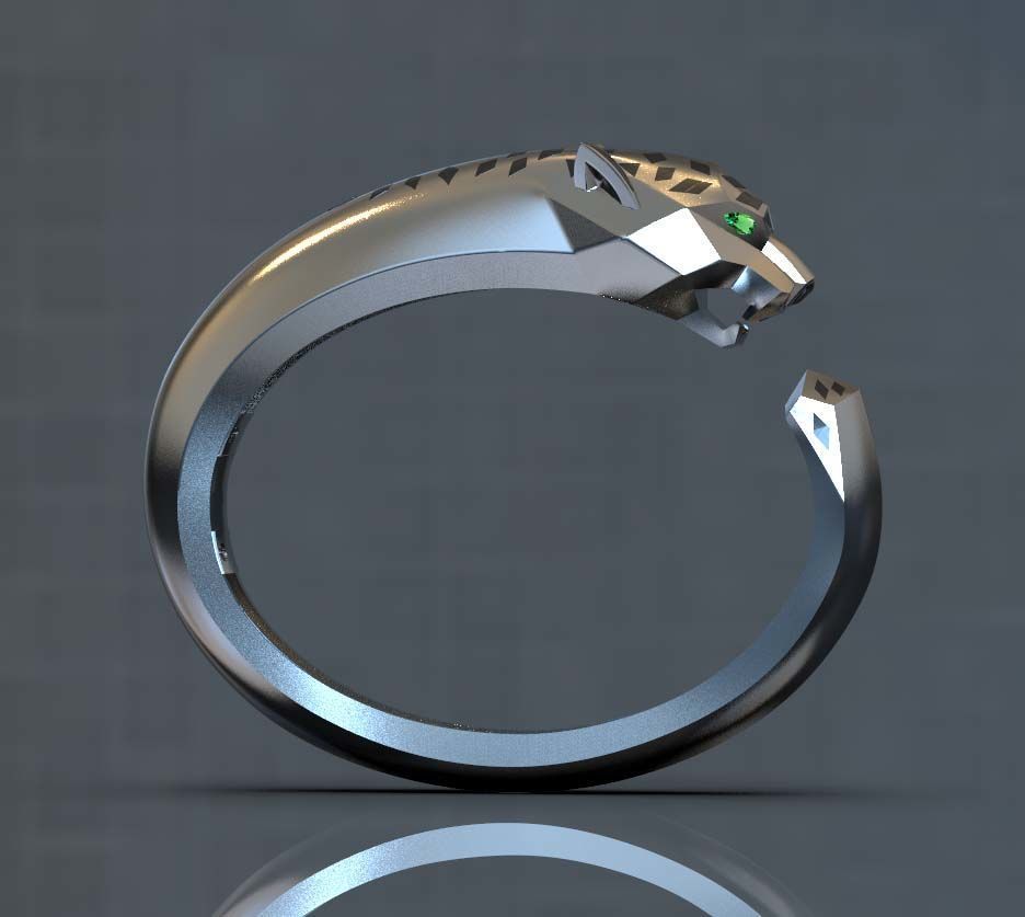 bracelet panther 3 3D print model_27