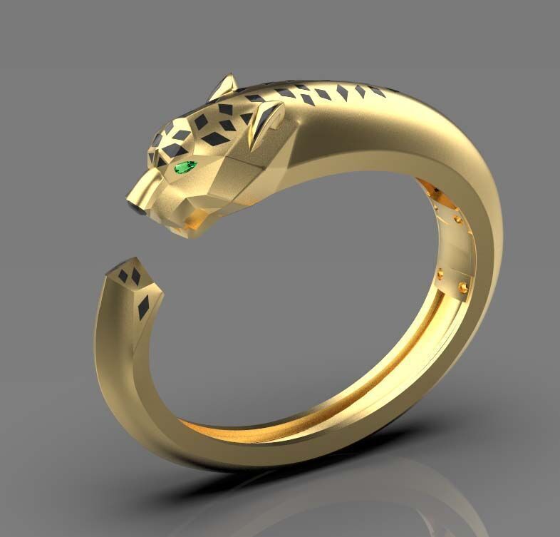 bracelet panther 3 3D print model_58