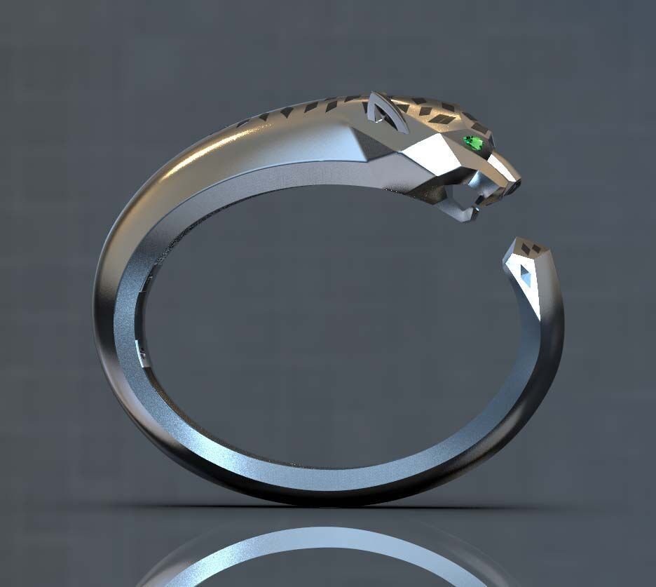 bracelet panther 3 3D print model_8