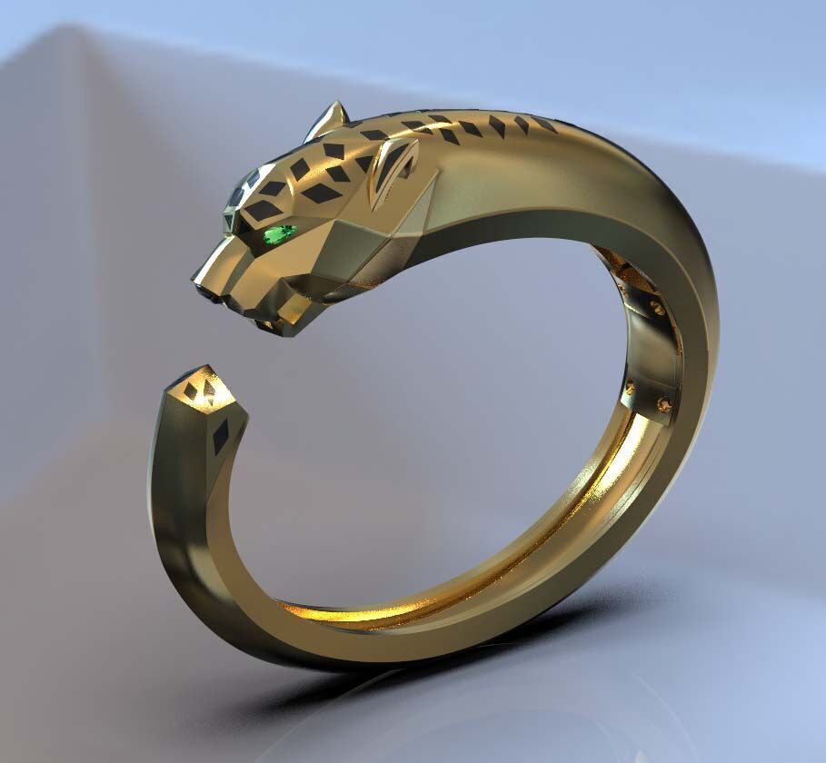 bracelet panther 3 3D print model_54
