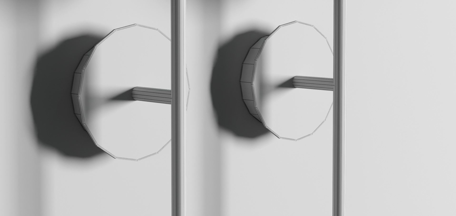 doul aromas wall light Low-poly 3D model_8