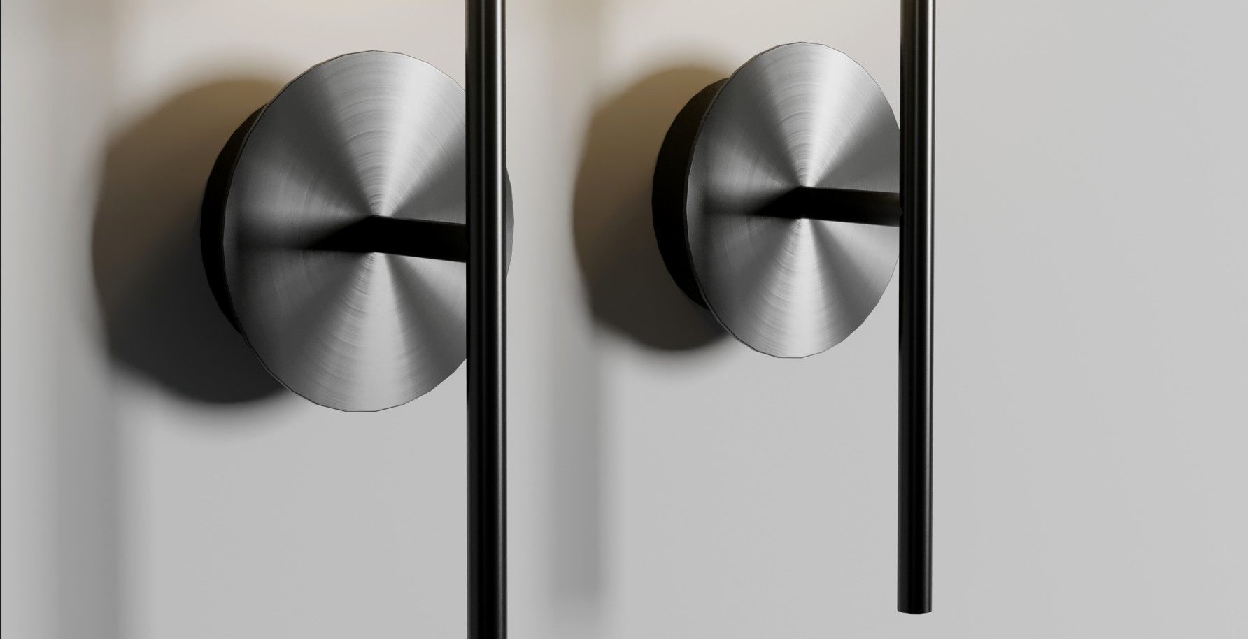 doul aromas wall light Low-poly 3D model_6