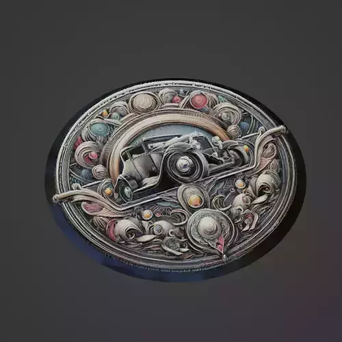 Car Pendant Medallion