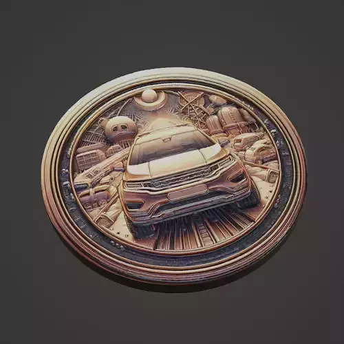 Car Pendant Medallion