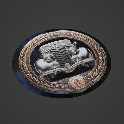 Car Pendant Medallion 3D print model