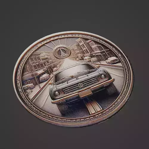 Car Pendant Medallion