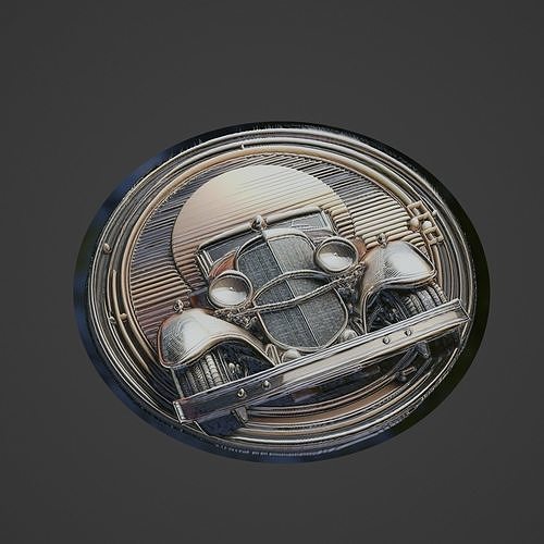 Car Pendant Medallion 3D print model