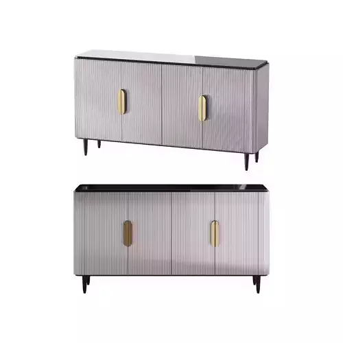 Modern Sideboard Buffet Black Kitchen