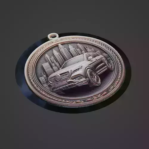 Car Pendant Medallion