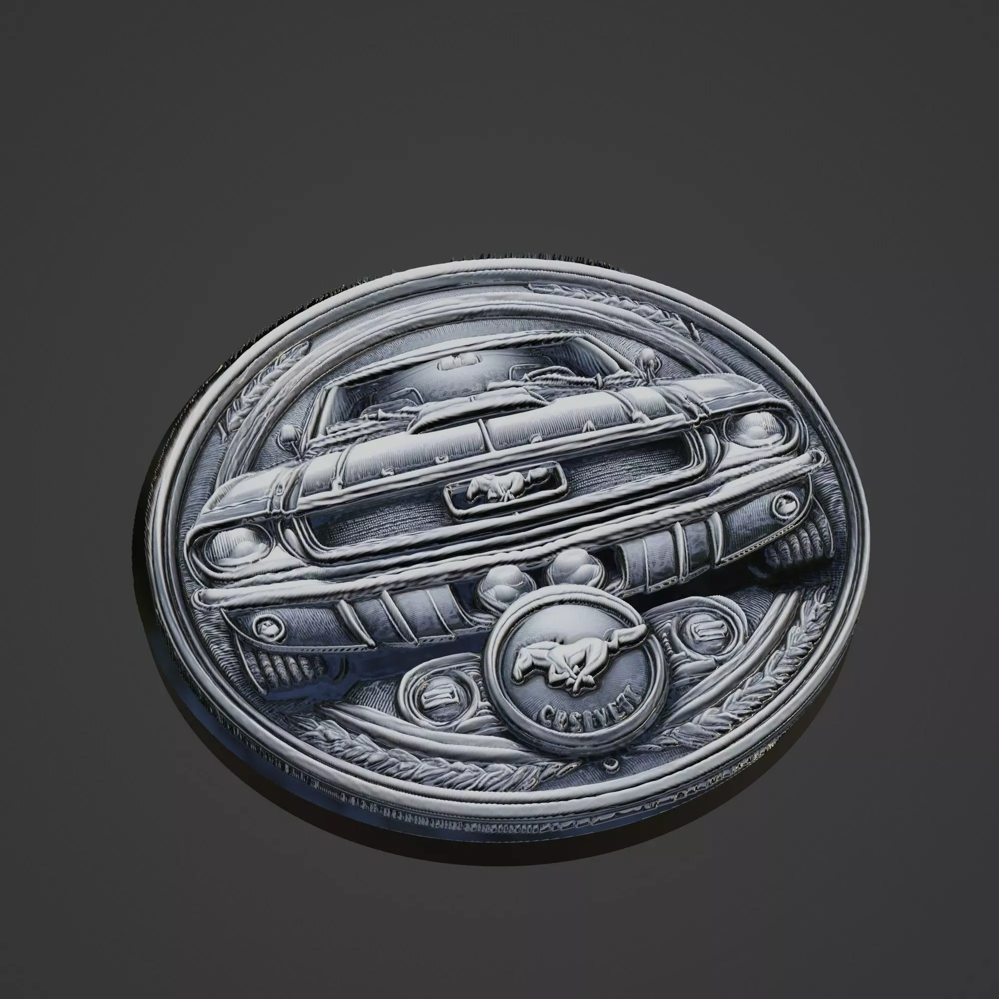 Car Pendant Medallion 3D print model