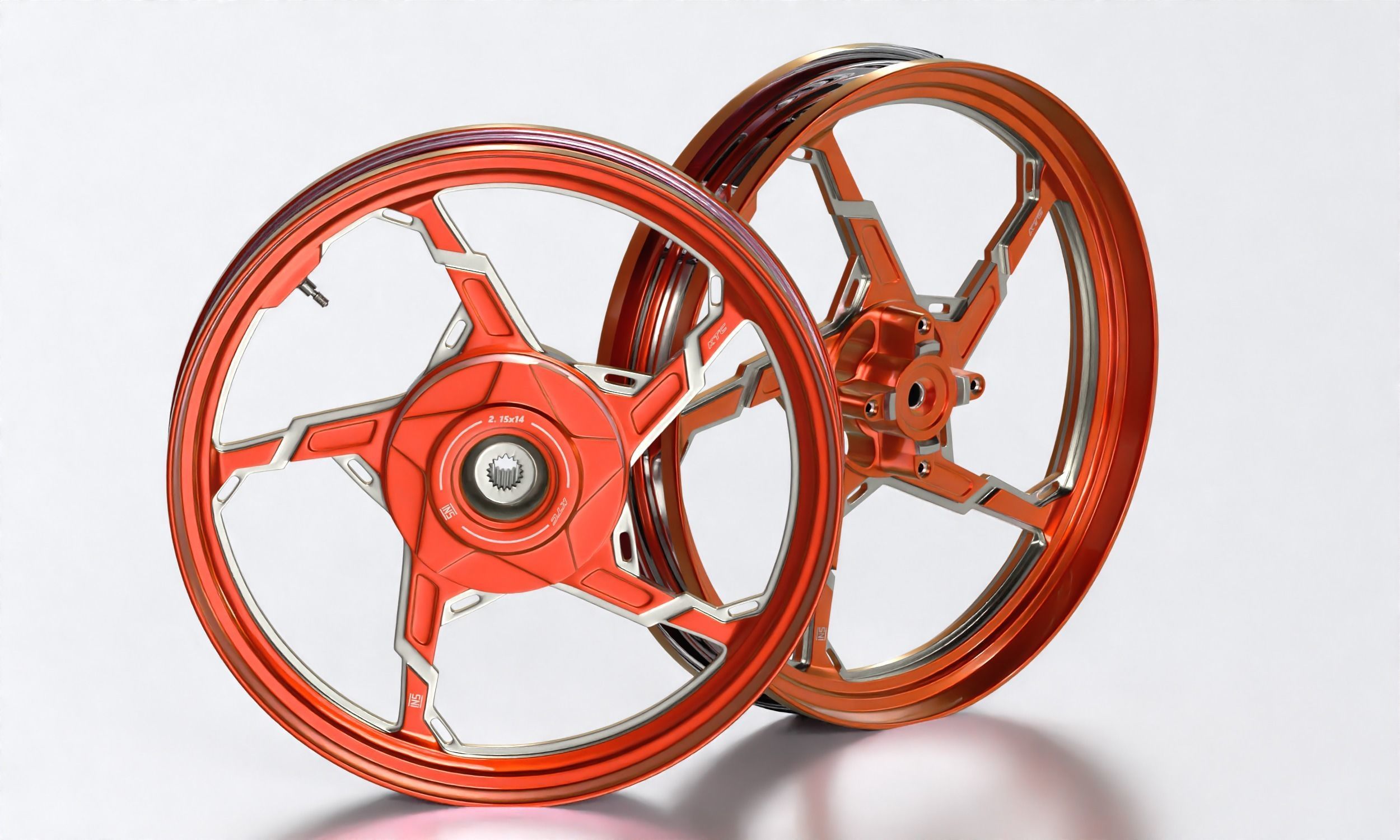 KTC Racing Rims Motorcycle 3D model_1