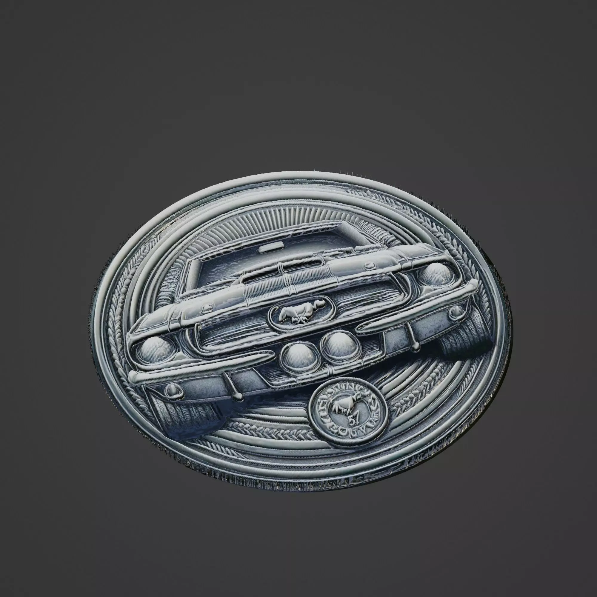 Car Pendant Medallion 3D print model