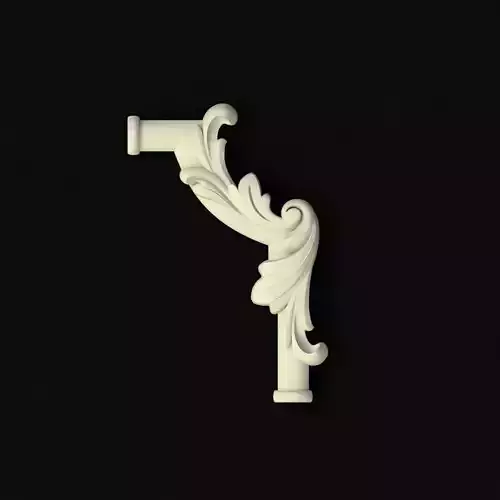 Central decor ornament for furniture Free 3D model