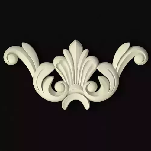 Central decor ornament for furniture