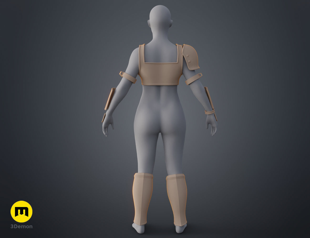 Raphtalia armor - The Rising of the Shield Hero 3D print model_11