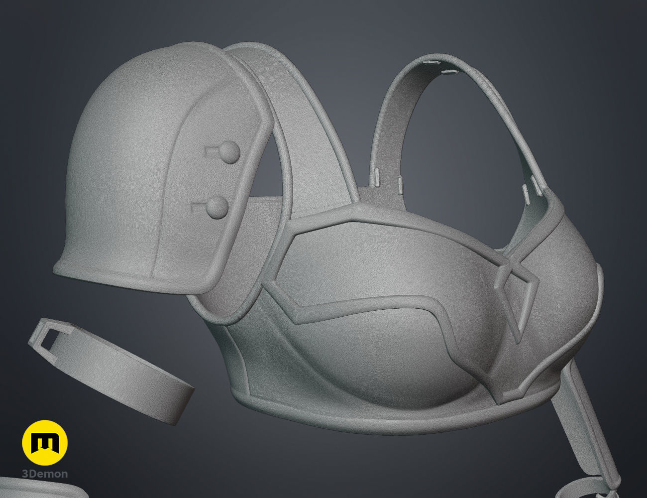 Raphtalia armor - The Rising of the Shield Hero 3D print model_13