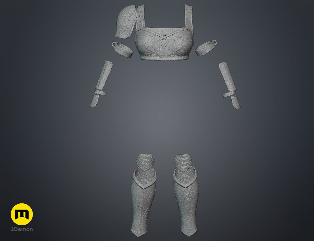 Raphtalia armor - The Rising of the Shield Hero 3D print model_12