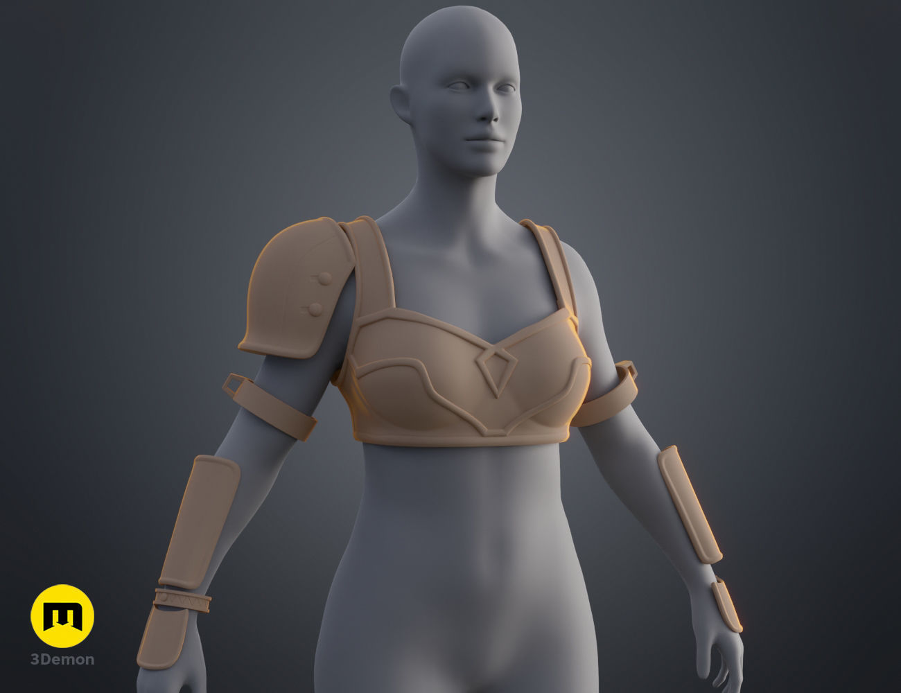 Raphtalia armor - The Rising of the Shield Hero 3D print model_10