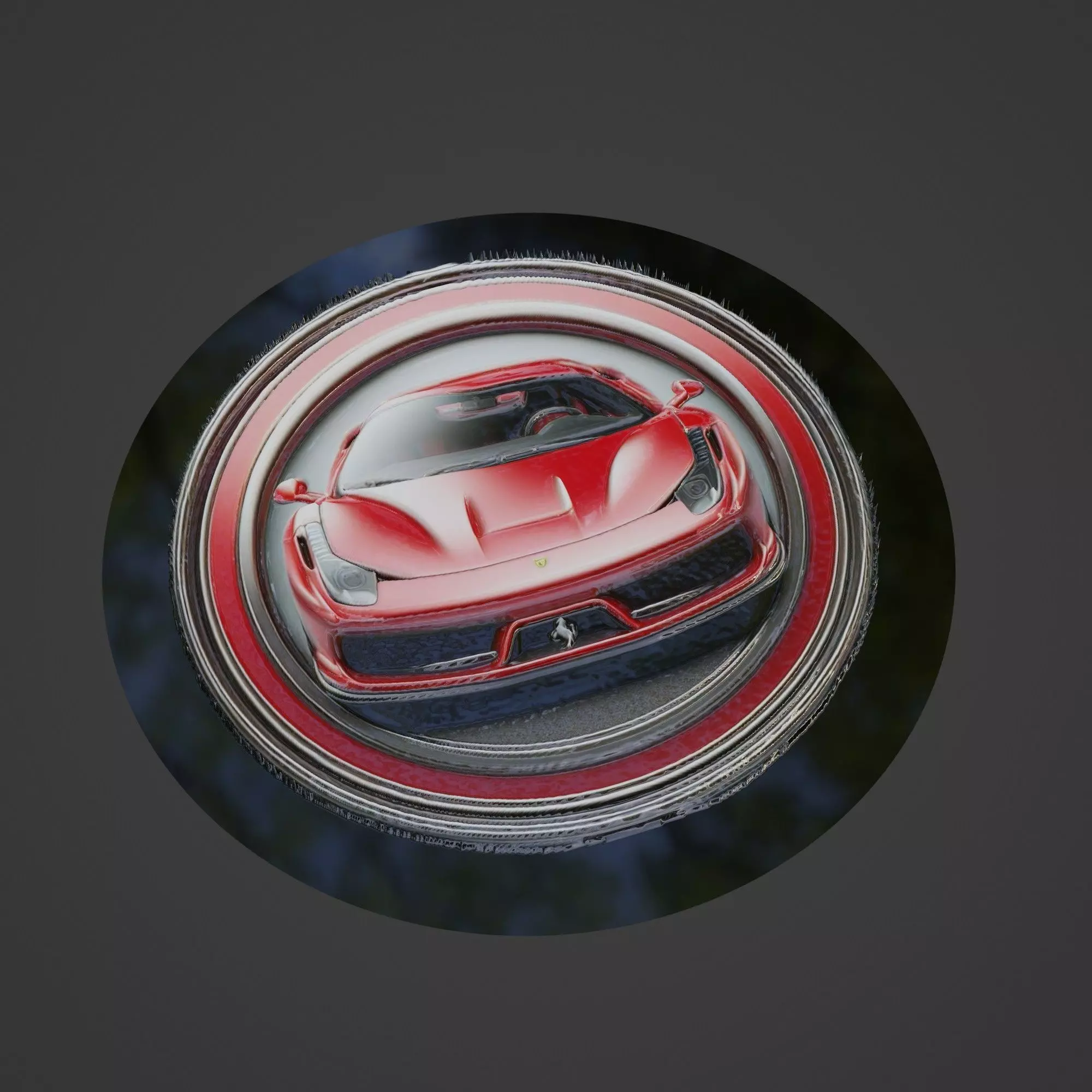 Car Pendant Medallion 3D print model