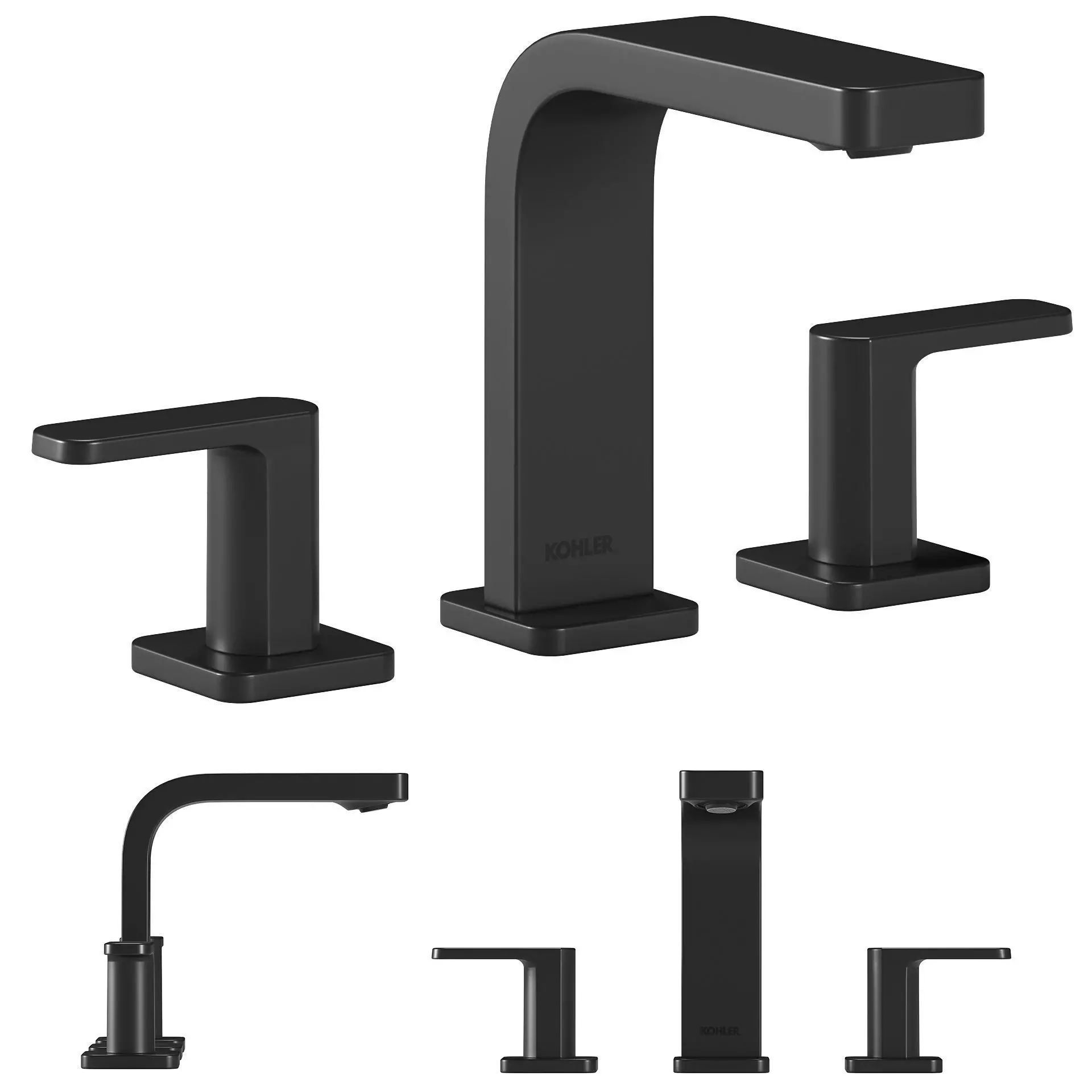Kohler K-23484-4 Parallel Faucet 3D model