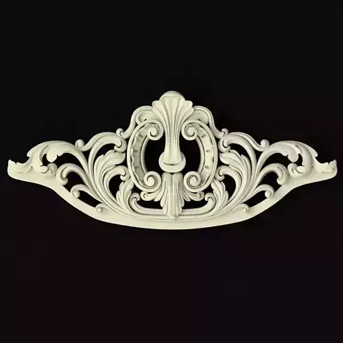 Central decor ornament for furniture