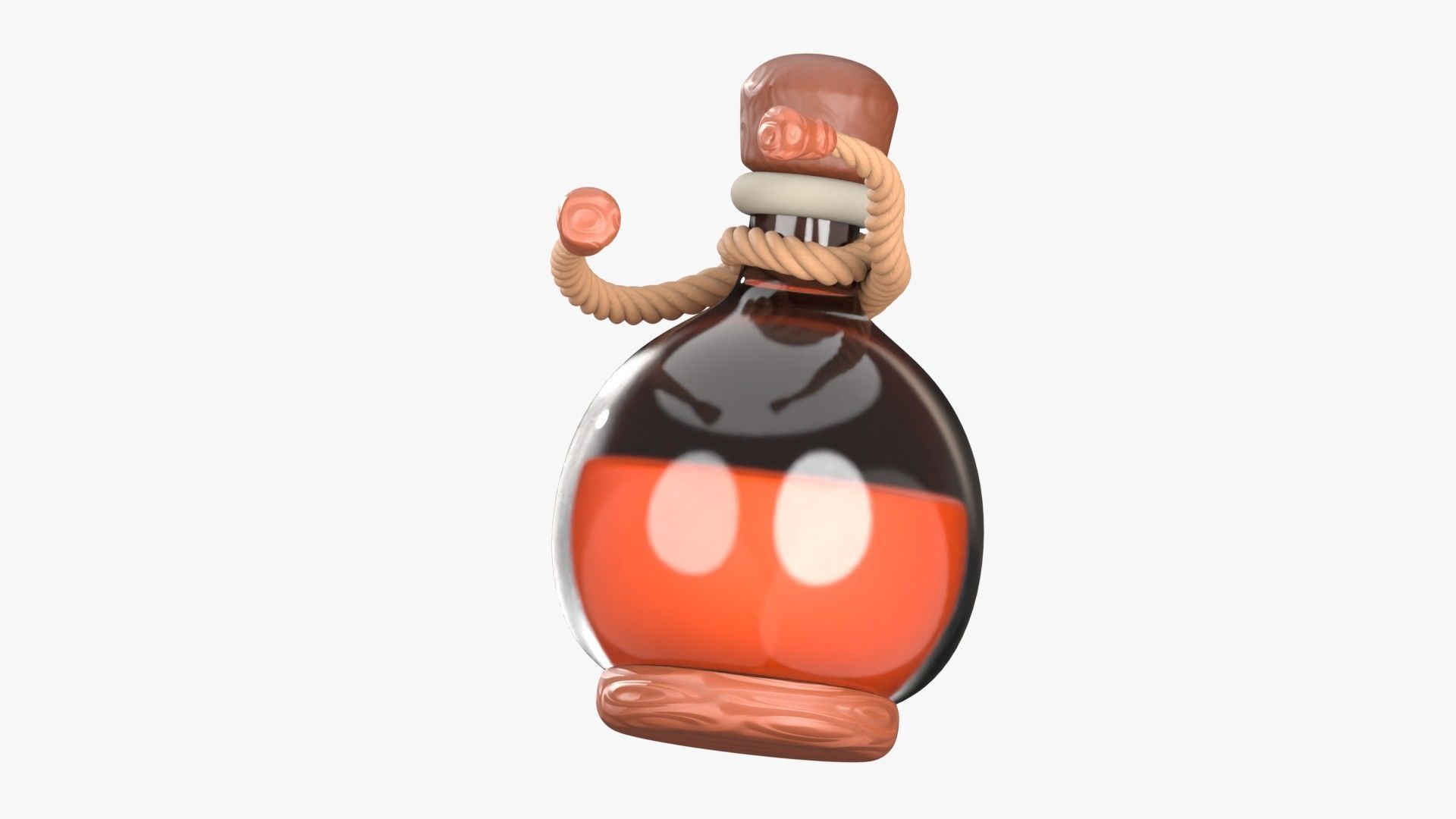 Energy Potion 3D Illustration 3D model_7