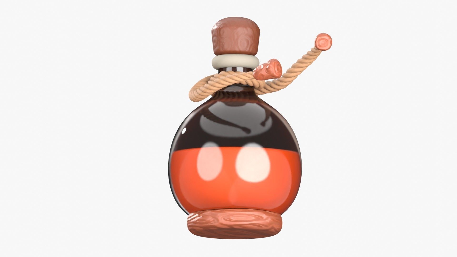 Energy Potion 3D Illustration 3D model_4