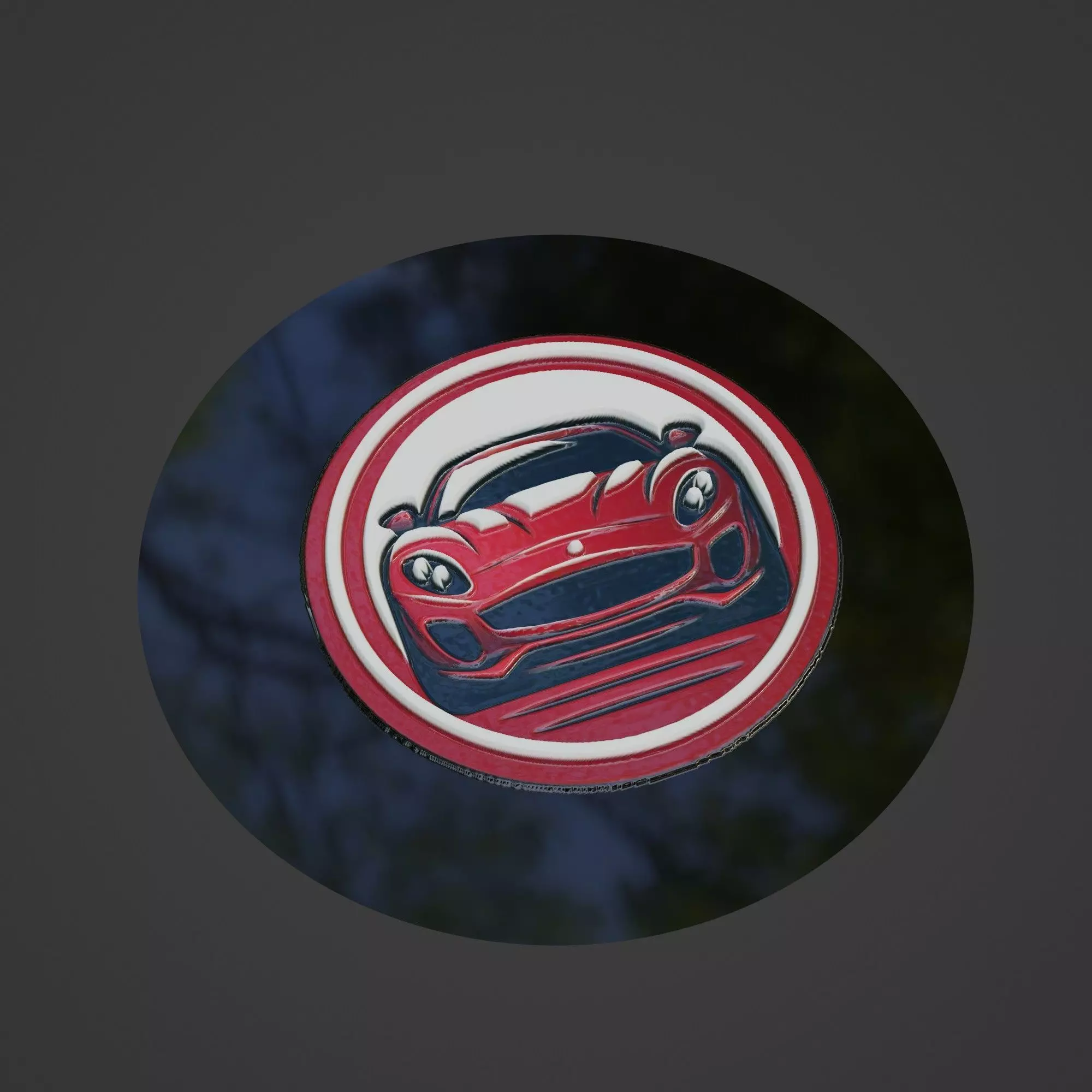 Car Pendant Medallion 3D print model