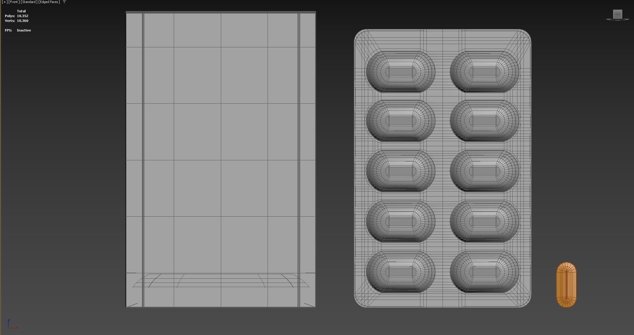 Tablet Blister and Cardboard Box 3D model_17