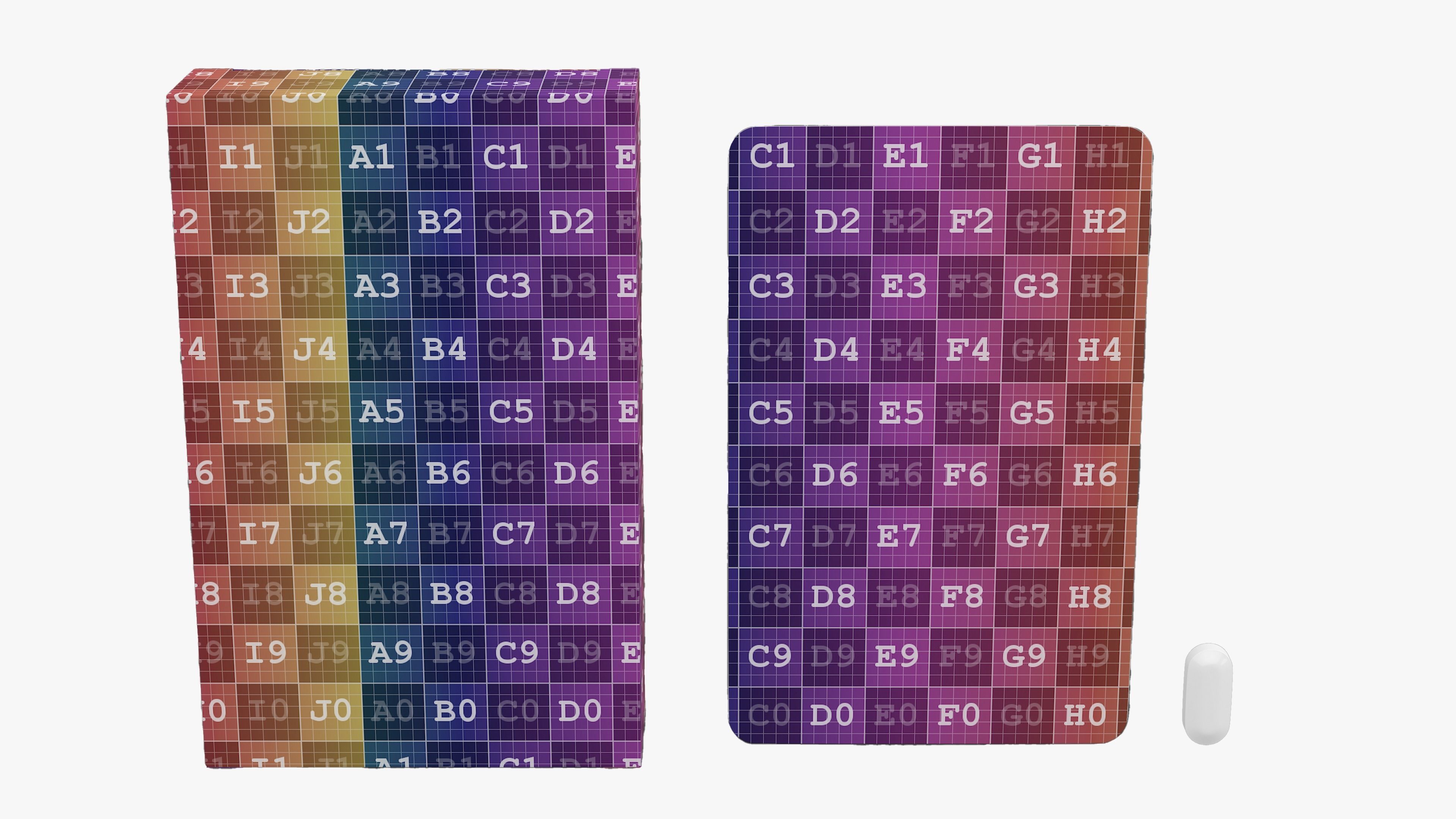 Tablet Blister and Cardboard Box 3D model_16