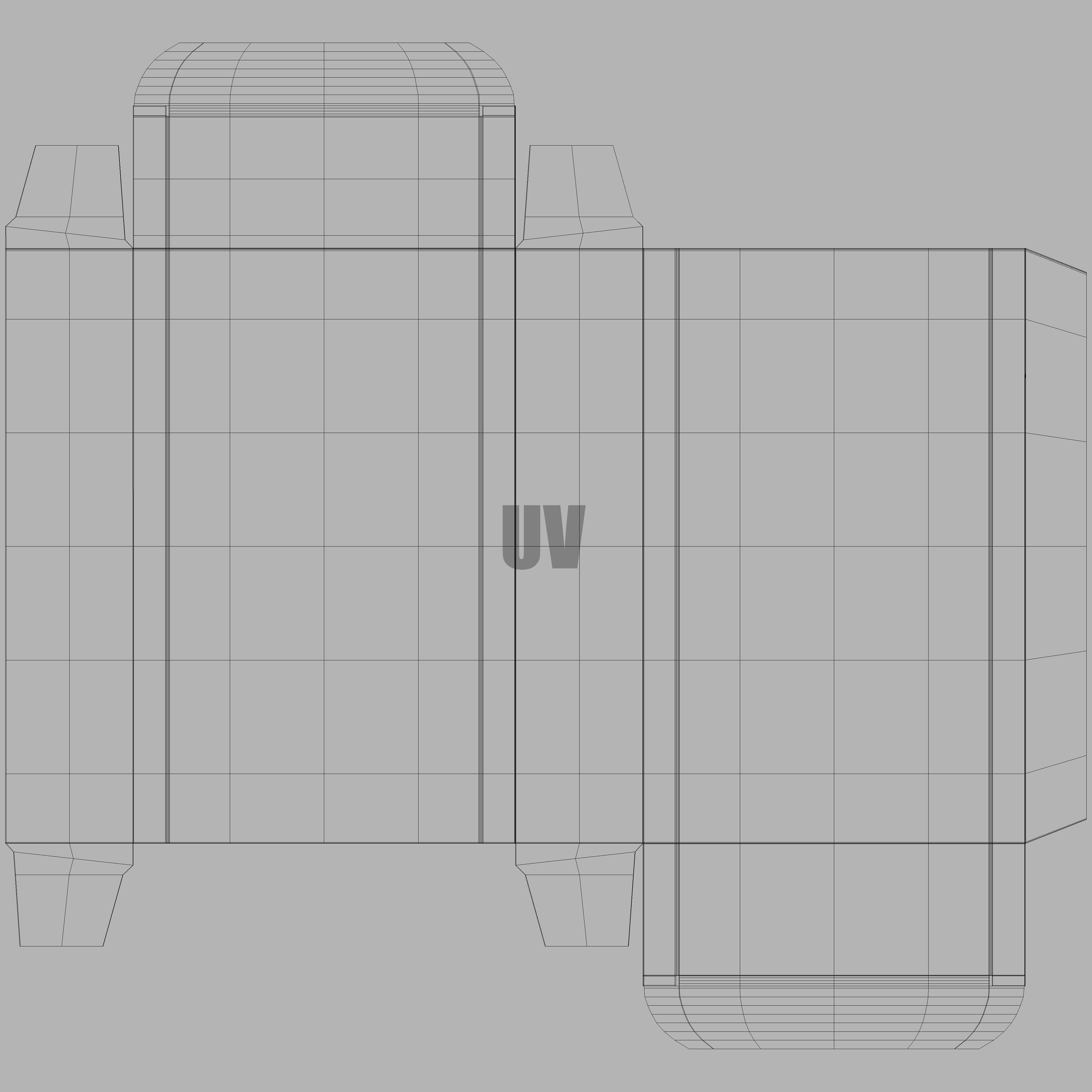 Tablet Blister and Cardboard Box 3D model_11