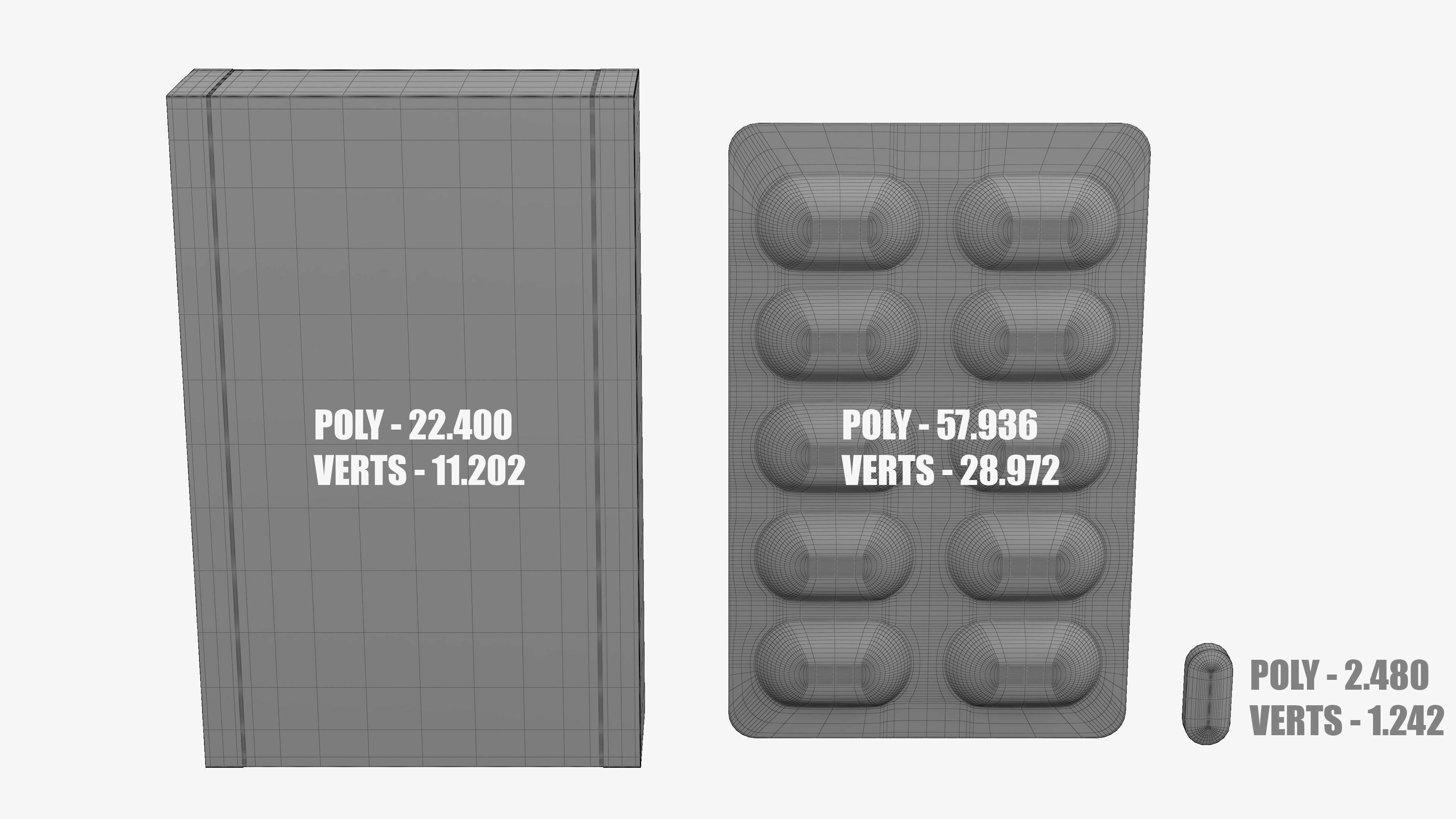 Tablet Blister and Cardboard Box 3D model_14