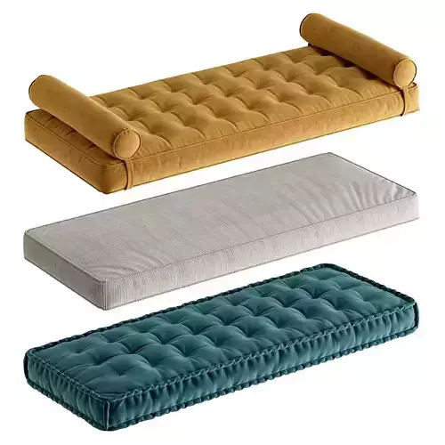 Seat Pillows Set 6 3D model