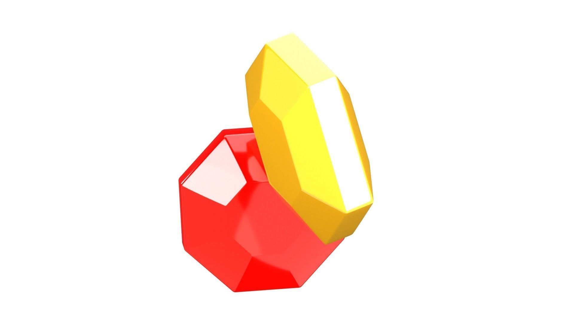 Gems 3D Illustration 3D model_12