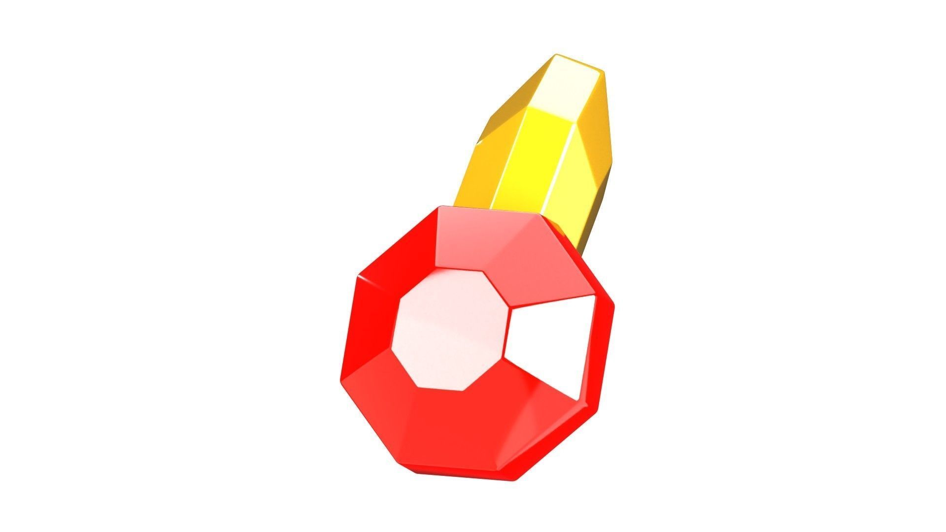 Gems 3D Illustration 3D model_4