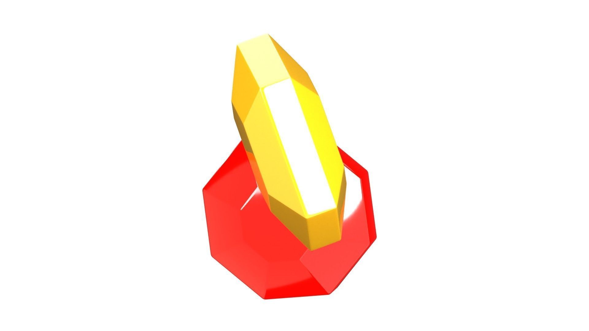 Gems 3D Illustration 3D model_13