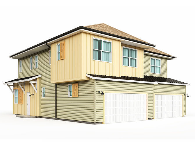 Single Family House-2 3D model