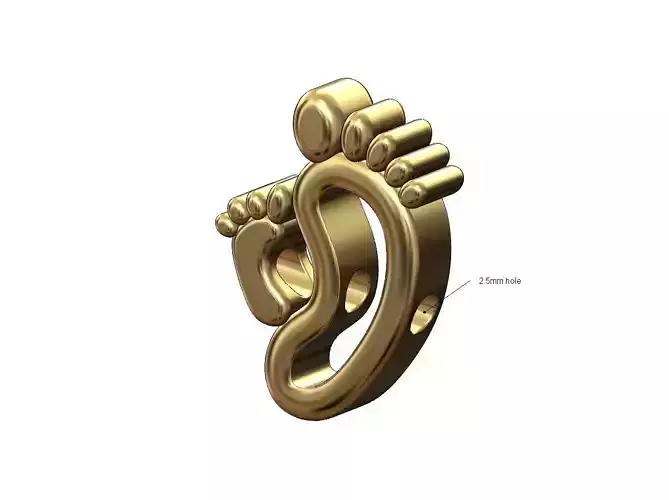 Newborn mum baby foot bracelet bead charm and pendant