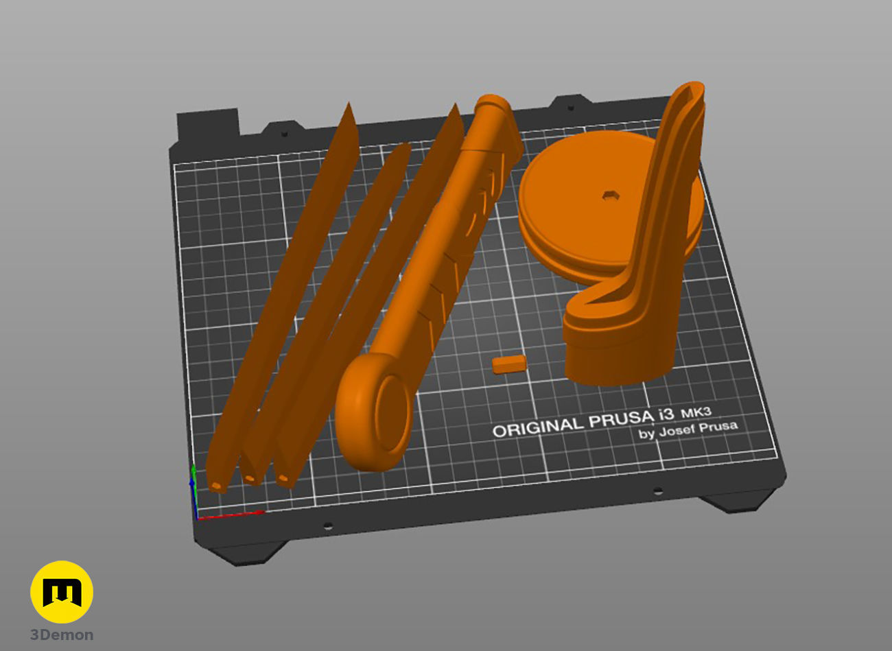 Raphtalia Vassal Katana - The Rising of the Shield Hero 3D print model_6