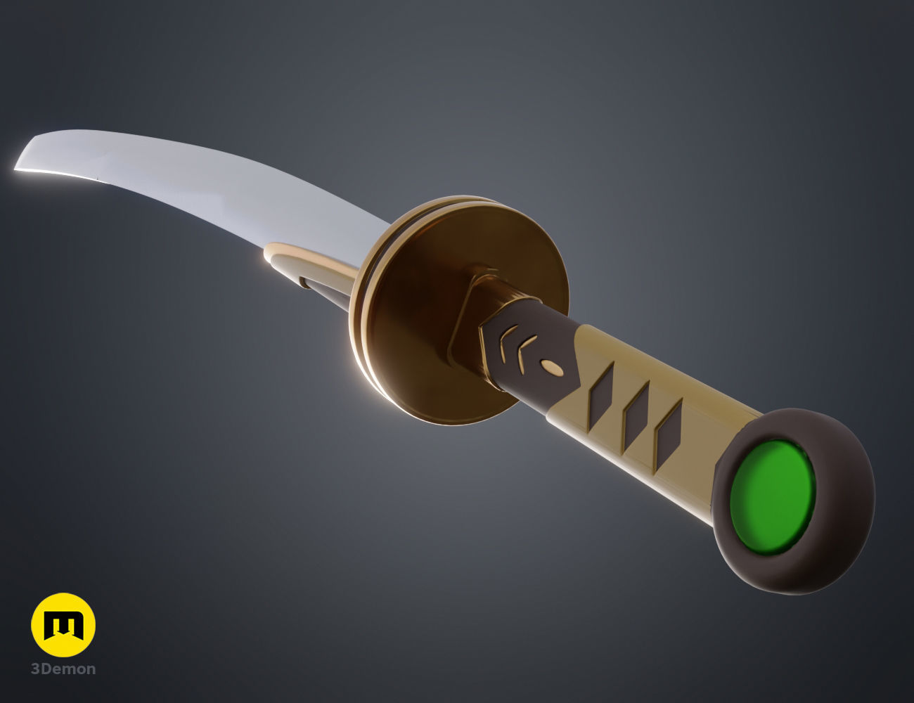 Raphtalia Vassal Katana - The Rising of the Shield Hero 3D print model_3