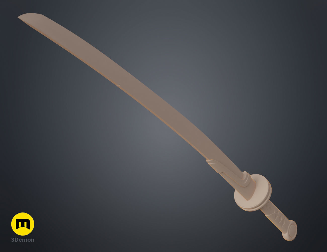 Raphtalia Vassal Katana - The Rising of the Shield Hero 3D print model_11