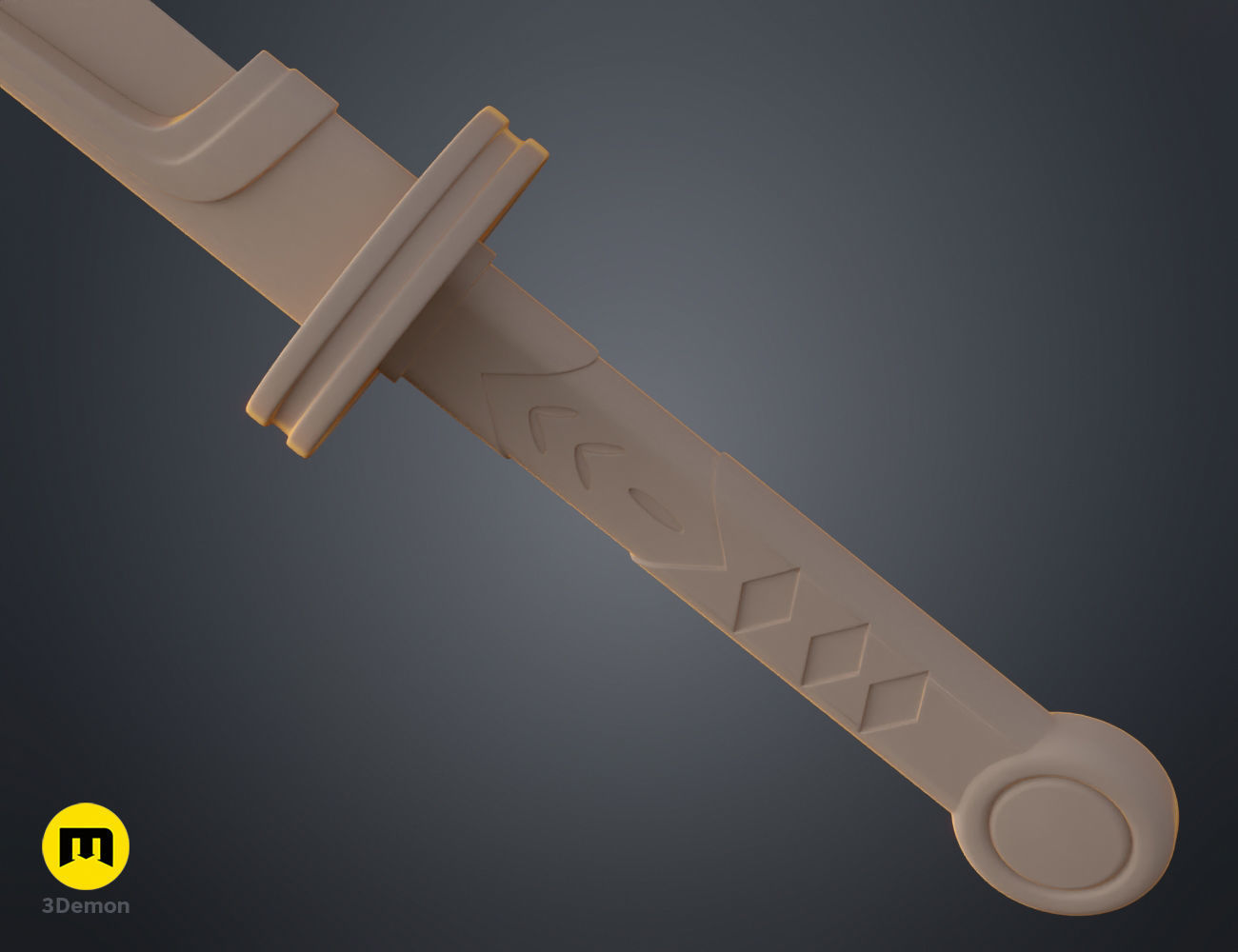 Raphtalia Vassal Katana - The Rising of the Shield Hero 3D print model_12