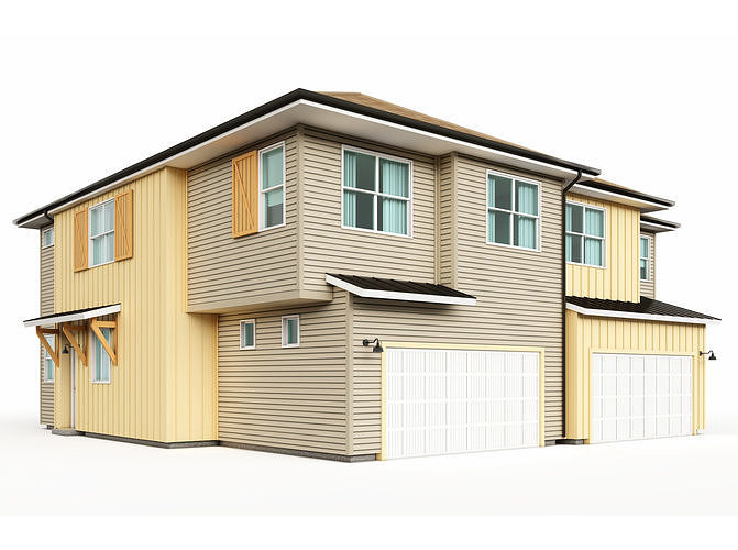 Single Family House-3 3D model